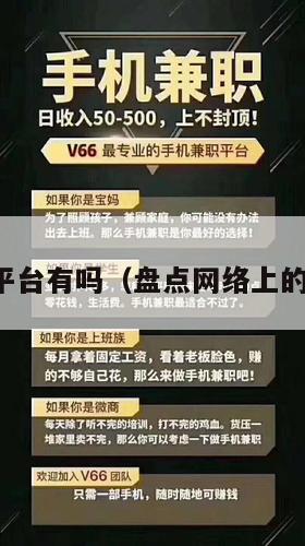 网络赚钱平台有吗（盘点网络上的赚钱平台）