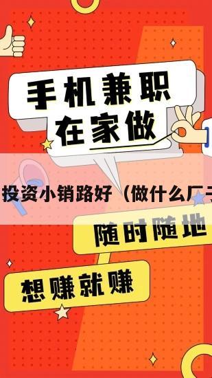 什么厂子投资小销路好（做什么厂子投资小）