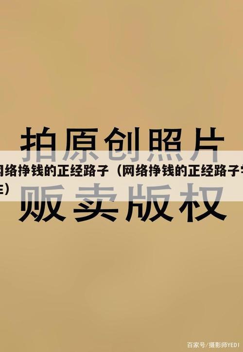 网络挣钱的正经路子（网络挣钱的正经路子学生）