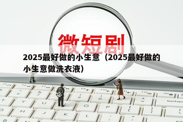 2025最好做的小生意（2025最好做的小生意做洗衣液）