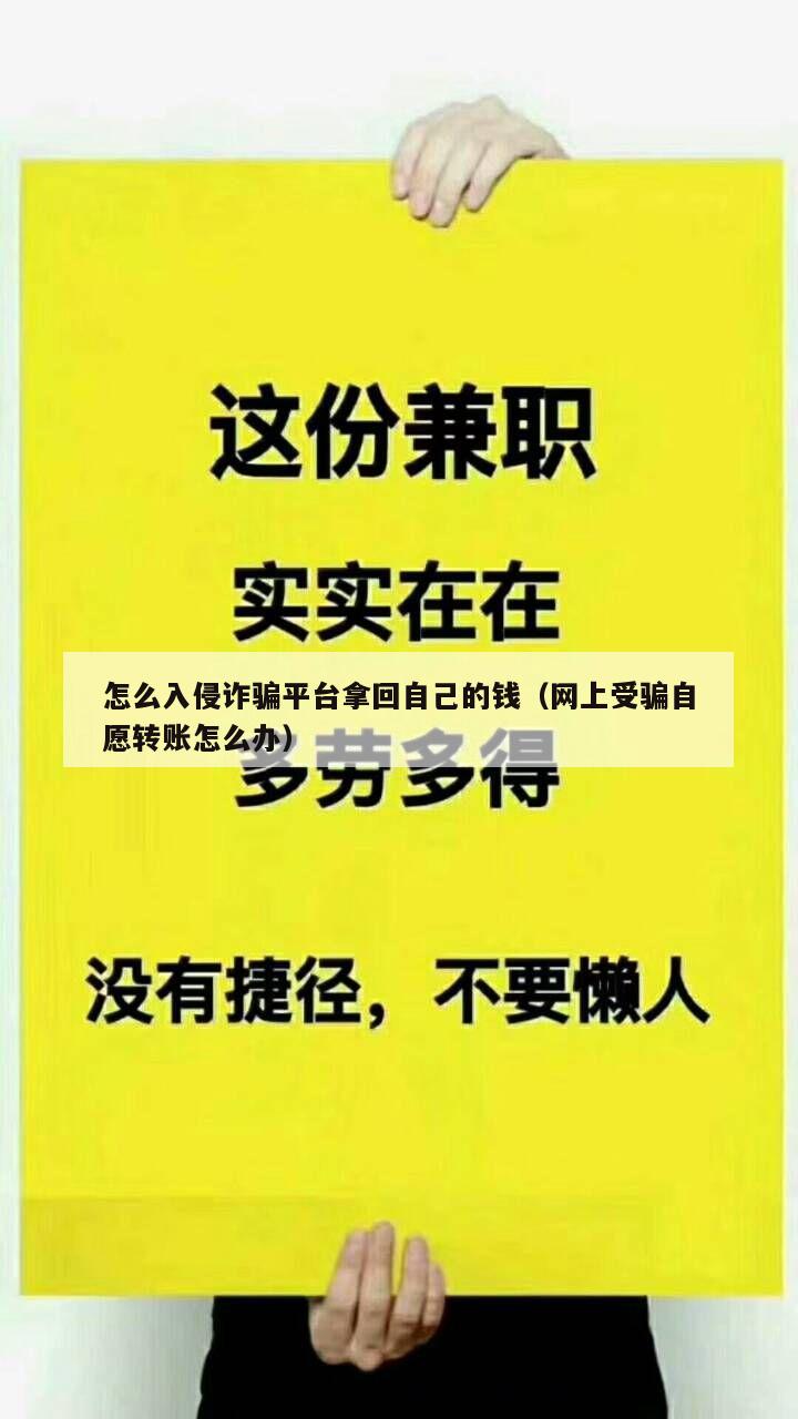 怎么入侵诈骗平台拿回自己的钱（网上受骗自愿转账怎么办）
