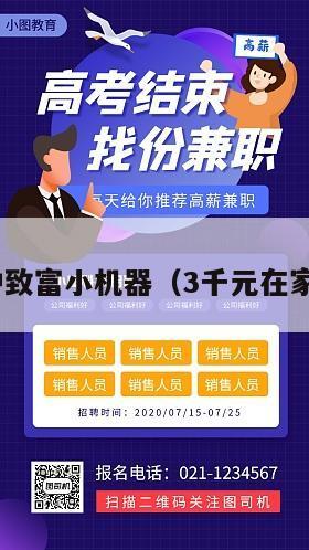 500种致富小机器（3千元在家办厂）