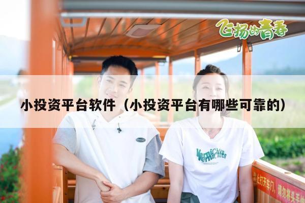 小投资平台软件（小投资平台有哪些可靠的）