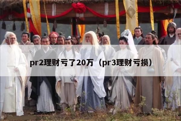 pr2理财亏了20万（pr3理财亏损）