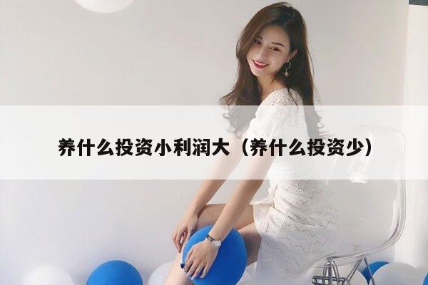 养什么投资小利润大（养什么投资少）