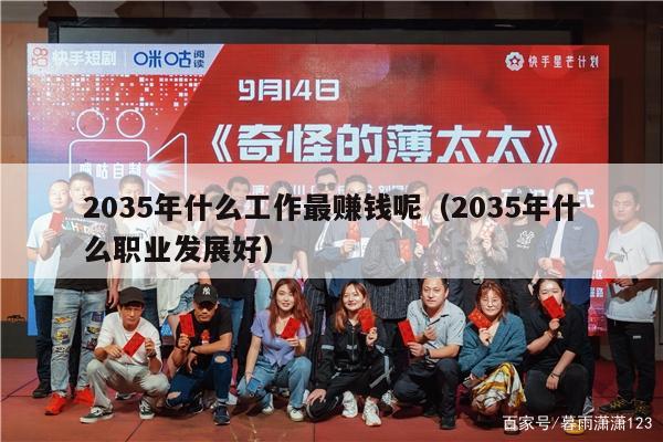 2035年什么工作最赚钱呢（2035年什么职业发展好）