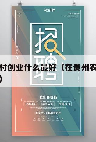 在贵州农村创业什么最好（在贵州农村做什么生意赚钱）