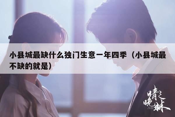小县城最缺什么独门生意一年四季（小县城最不缺的就是）