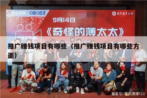 推广赚钱项目有哪些（推广赚钱项目有哪些方面）