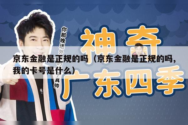京东金融是正规的吗（京东金融是正规的吗,我的卡号是什么）