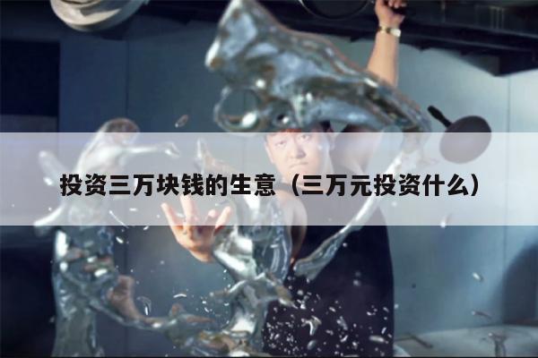 投资三万块钱的生意（三万元投资什么）