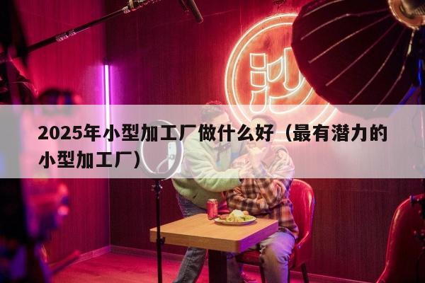 2025年小型加工厂做什么好（最有潜力的小型加工厂）
