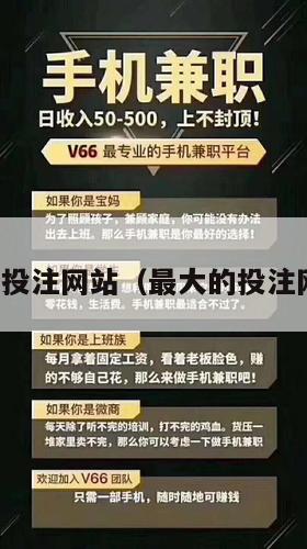 各大投注网站（最大的投注网站）